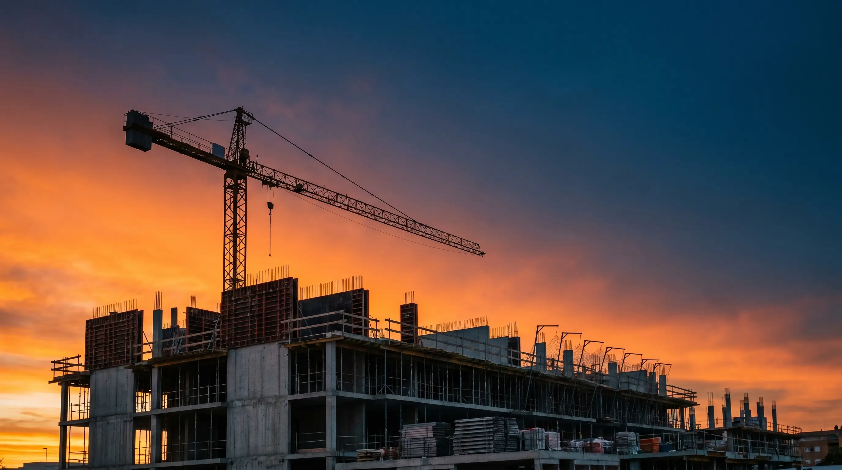Jefe de obra y operarios revisando una obra con BuildNexion